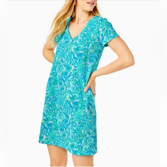 Lilly Pulitzer Dresses & Skirts - Lilly Pulitzer Etta V Neck Dress - Women's Size Large